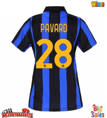 Inter Milan Benjamin Pavard #28 Replica Home Stadium Shirt for Women 2026-27 Short Sleeve